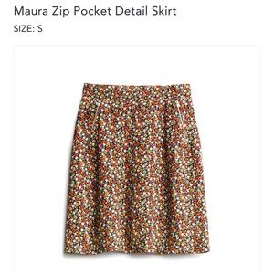 NWT Le Lis Maura Zip Pocket Detail Skirt - Small